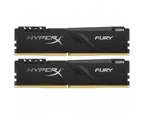 Модуль пам'яті для комп'ютера DDR4 16GB (2x8GB) 3200 MHz HyperX FURY Black Kingston Fury (ex.HyperX) (HX432C16FB3K2/16)