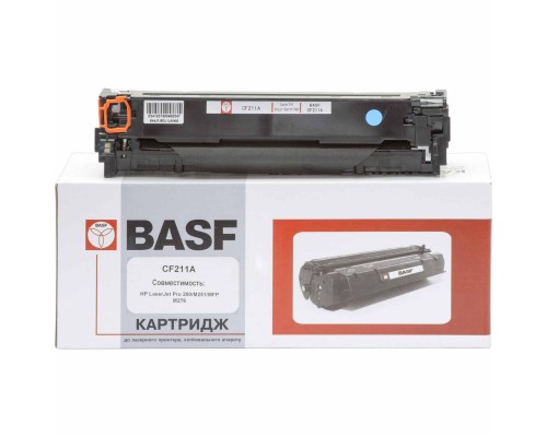 Картридж BASF для HP CLJ M276n/M251n аналог CF211A Cyan (KT-CF211A)