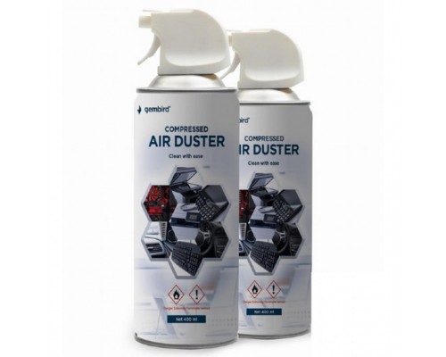 Стиснене повітря для чистки spray duster 400ml Gembird (CK-CAD-FL400-01)
