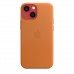 Чохол до мобільного телефона Apple iPhone 13 mini Leather Case with MagSafe - Golden Brown, Mod (MM0D3ZE/A)