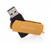 USB флеш накопичувач eXceleram 16GB P2 Series Gold/Black USB 3.1 Gen 1 (EXP2U3GOB16)