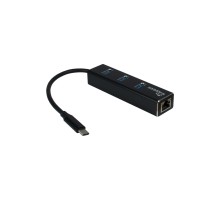 Концентратор USB Type-C to RJ45 LAN 10/100/1000Mbps Argus (IT-410)