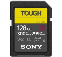 Карта памяти SONY 128GB SDXC class10 UHS-II U3 V90 Tough (SFG1TG)