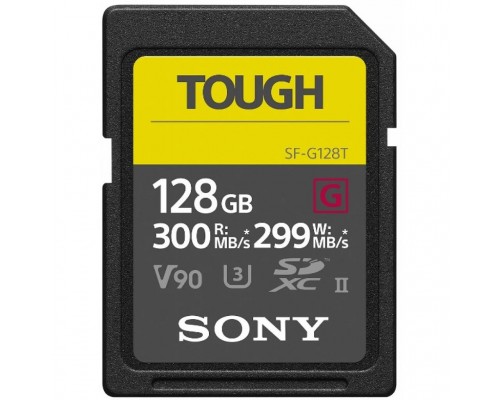 Карта пам'яті SONY 128GB SDXC class10 UHS-II U3 V90 Tough (SFG1TG)