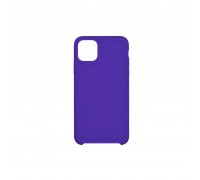 Чохол до моб. телефона 2E Apple iPhone 11 (6.1"), Liquid Silicone, Dark Purple (2E-IPH-11-OCLS-DP)