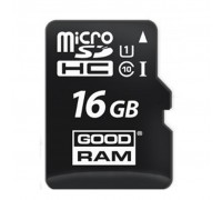 Карта пам'яті GOODRAM 16GB microSDHC Class 10 UHS-I (M1AA-0160R11)