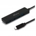 Концентратор MediaRange USB type-c hub 1:4, bus-powered, black (MRCS508)