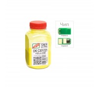 Тонер OKI C301/321, 50г Yellow+chip AHK (1505328)