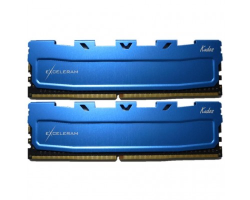 Модуль пам'яті для комп'ютера DDR4 16GB (2x8GB) 2133 MHz Blue Kudos eXceleram (EKBLUE4162114AD)