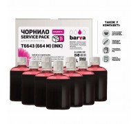 Чорнило Barva Epson L100/L210/L300/L350/L355 Magenta 10x100мл ServicePack (E-L100M-1SP)