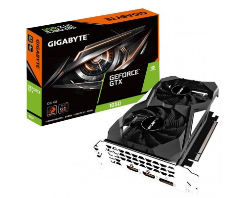 Відеокарта GIGABYTE GeForce GTX1650 4096Mb WF2 OC (GV-N1650WF2OC-4GD)