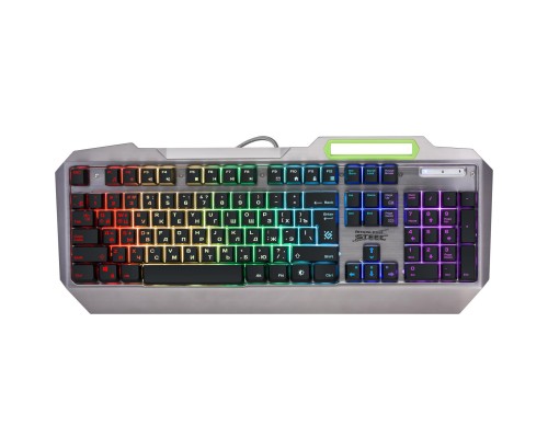 Клавіатура Defender Stainless steel GK-150DL RU RGB (45150)