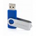 USB флеш накопичувач eXceleram 8GB P1 Series Silver/Blue USB 2.0 (EXP1U2SIBL08)