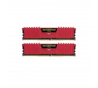 Модуль пам'яті для комп'ютера DDR4 32GB (2x16GB) 3200 MHz Vengeance LPX Red Corsair (CMK32GX4M2B3200C16R)