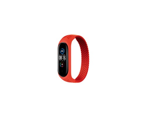 Ремінець до фітнес браслета BeCover Elastic Nylon Style для Xiaomi Mi Smart Band 5/6 (Size L) Red (706166)