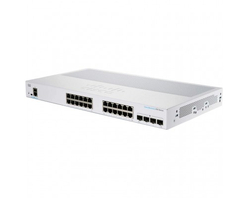 Комутатор мережевий Cisco CBS250-24T-4G-EU