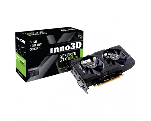 Відеокарта INNO3D GeForce GTX1050 Ti 4096Mb HerculeZ Twin X2 (N105T-1DDV-M5CM)