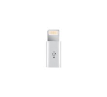Перехідник Micro USB to Lightning white XoKo (XK-AC030-WH)