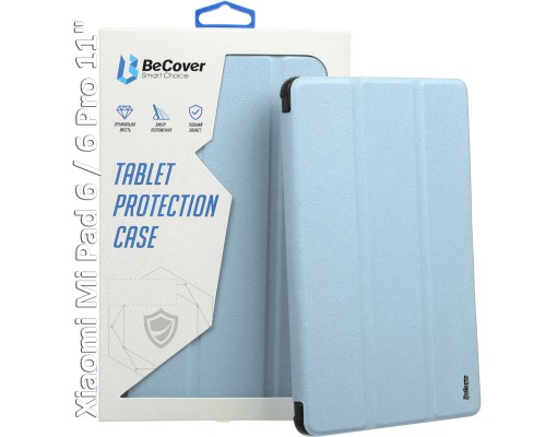 Чохол до планшета BeCover Tri Fold Soft TPU Silicone Xiaomi Mi Pad 6 / 6 Pro 11" Light Blue (709673)