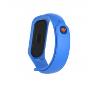 Ремінець до фітнес браслета Armorstandart Superhero Edition for Xiaomi Mi Band 4/3 Superman Blue (ARM55071)