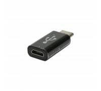 Перехідник PowerPlant micro USB to Type C (KD00AS1260)