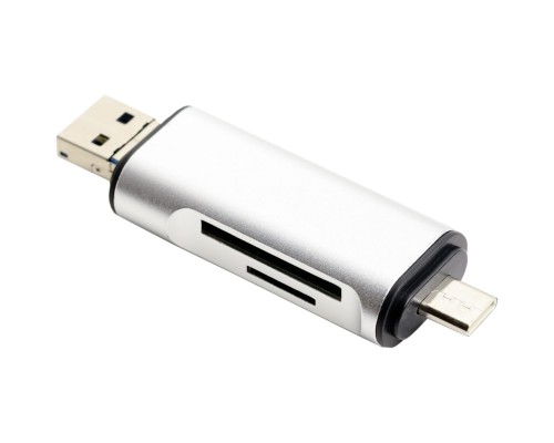 Концентратор XoKo AC-440 Type-C USB 3.0 and MicroUSB/SD Card Reader (XK-AС-440)