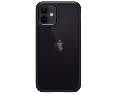 Чохол до мобільного телефона Spigen iPhone 12 mini Crystal Hybrid, Matte Black (ACS01543)