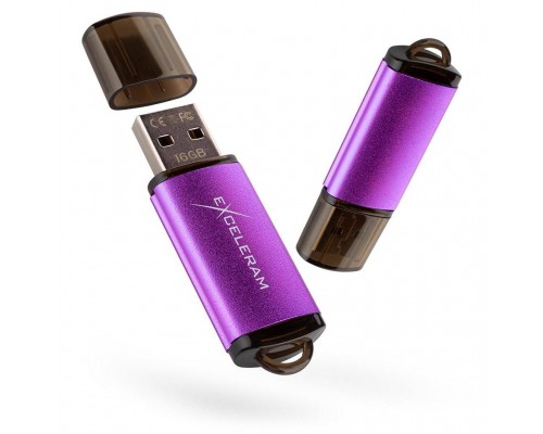 USB флеш накопичувач eXceleram 32GB A3 Series Purple USB 3.1 Gen 1 (EXA3U3PU32)