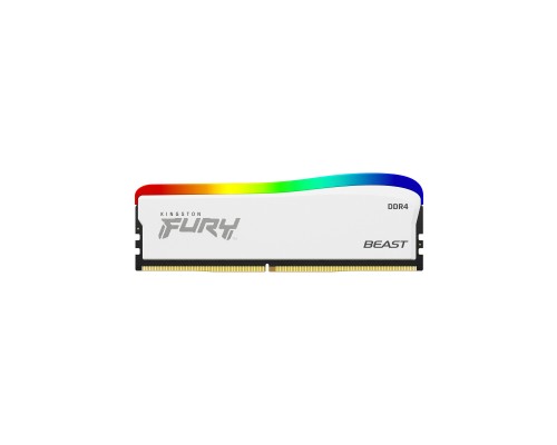 Модуль пам'яті для комп'ютера DDR4 8GB 3200 MHz Beast White RGB SE Kingston Fury (ex.HyperX) (KF432C16BWA/8)
