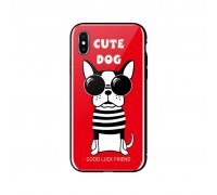 Чохол до моб. телефона WK iPhone XS, WPC-087, Cute Dog Red (681920360797)