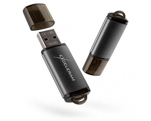 USB флеш накопичувач eXceleram 16GB A3 Series Black USB 2.0 (EXA3U2B16)