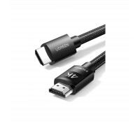 Кабель мультимедійний HDMI to HDMI 3.0m V2.0 Cafule 4K HD119 Ugreen (40102)