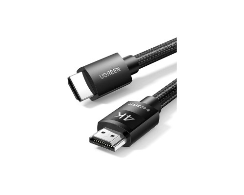 Кабель мультимедійний HDMI to HDMI 3.0m V2.0 Cafule 4K HD119 Ugreen (40102)