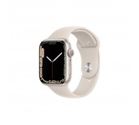 Смарт-часы Apple Watch Series 7 GPS 45mm Starlight Aluminium Case with Beige (MKN63UL/A)