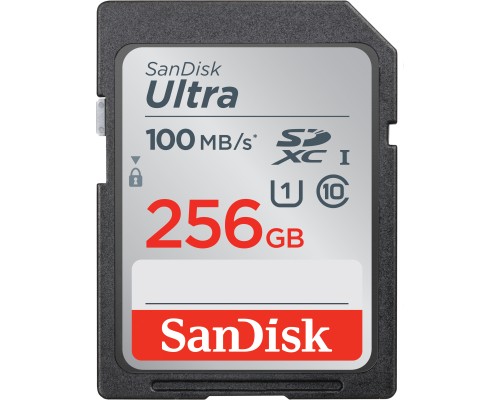 Карта пам'яті SanDisk 256GB SD class 10 UHS-I Ultra (SDSDUNR-256G-GN3IN)