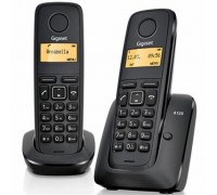 Телефон DECT Gigaset A120 DUO Black (L36852H2401S301)