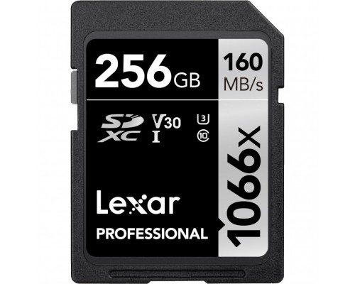 Карта памяти Lexar 256GB SDXC class 10 UHS-II V30 U3 1066x White (LSD1066256G-BNNNG)