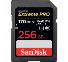 Карта пам'яті SANDISK 256GB SDXC class 10 UHS-I U3 Extreme Pro (SDSDXXY-256G-GN4IN)