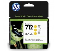 Картридж HP DJ No.712 DesignJet Т230/Т630 Yellow 3-Pack 29-ml (3ED79A)