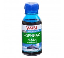 Чорнило WWM HP № 22/134/136 100г Cyan (H34/C-2)