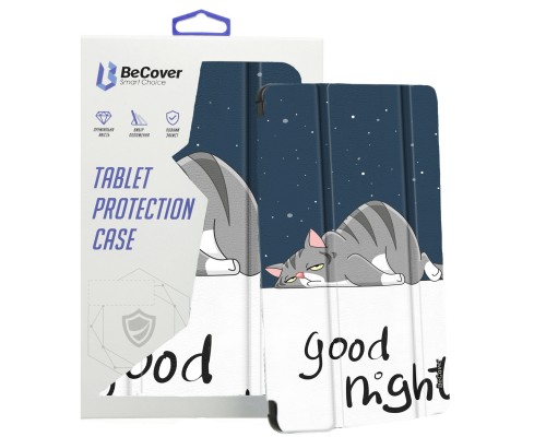 Чохол до планшета BeCover Smart Case Samsung Galaxy Tab S6 Lite 10.4 P610/P613/P615/P619 Good Night (708327)