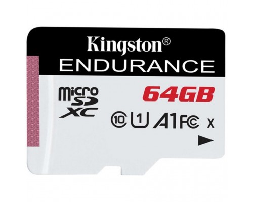 Карта пам'яті Kingston 64GB microSDXC class 10 UHS-I U1 A1 High Endurance (SDCE/64GB)