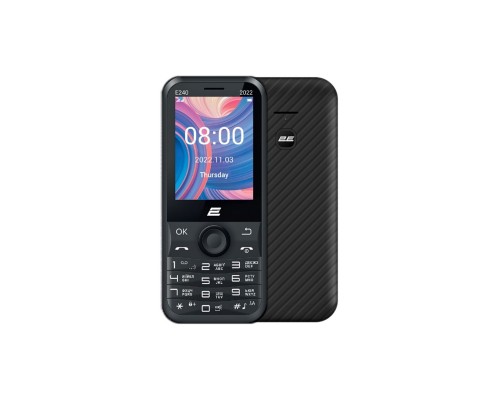 Мобільний телефон 2E E240 2022 Dual SIM Black (688130245159)