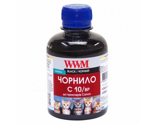 Чорнило WWM CANON PG440/510/512/PGI520 BlackPigmen (C10/BP)