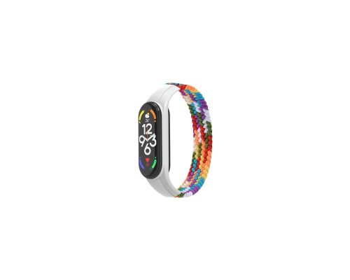 Ремінець до фітнес браслета Armorstandart Braided Solo Loop для Xiaomi Mi Band 7/6/5/4 Pride Edition size L (ARM64939)