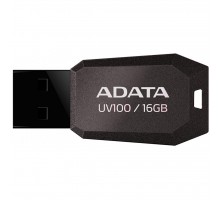 USB флеш накопитель ADATA 16GB DashDrive UV100 Black USB 2.0 (AUV100-16G-RBK)