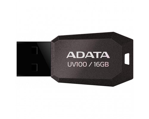 USB флеш накопичувач ADATA 16GB DashDrive UV100 Black USB 2.0 (AUV100-16G-RBK)