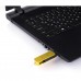 USB флеш накопичувач eXceleram 64GB P2 Series Yellow2/Black USB 2.0 (EXP2U2Y2B64)