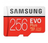 Карта пам'яті Samsung 256GB microSDXC class 10 UHS-I U1 Evo Plus V2 (MB-MC256HA/RU)