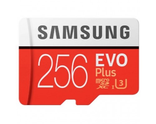 Карта пам'яті Samsung 256GB microSDXC class 10 UHS-I U1 Evo Plus V2 (MB-MC256HA/RU)